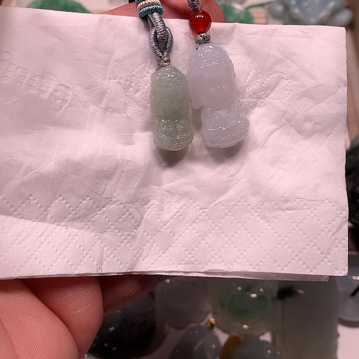 翡翠未镶嵌挂件宝宝佛