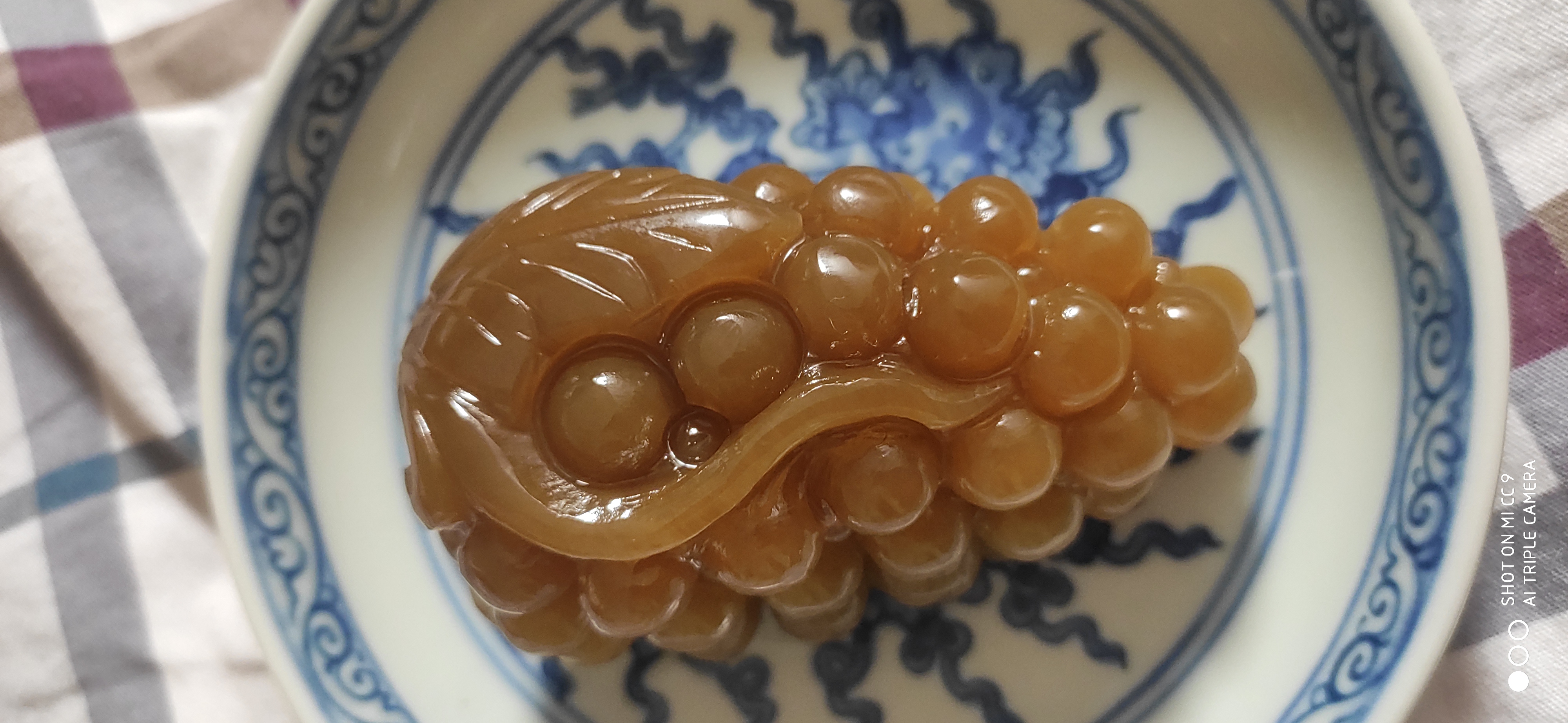 新号开播瓷盘一个