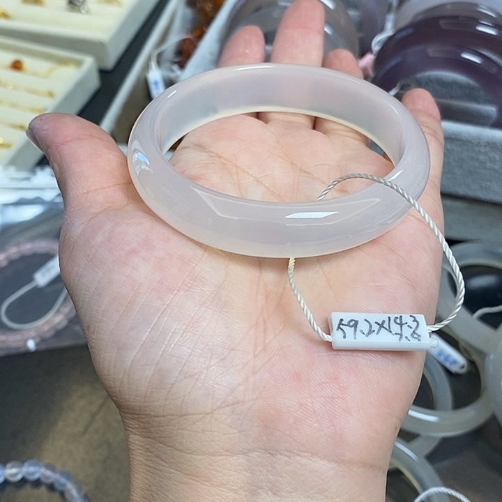 玛瑙/玉髓珠宝半成品未镶嵌指**