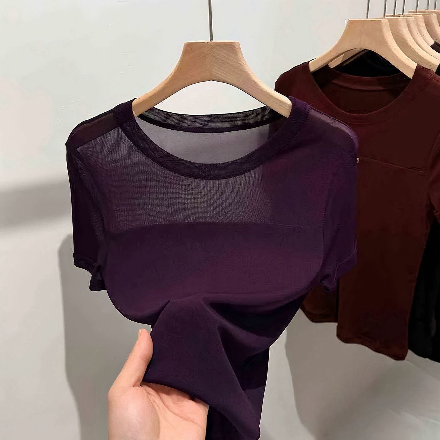 No退No换根据主播提示备注下单女短袖