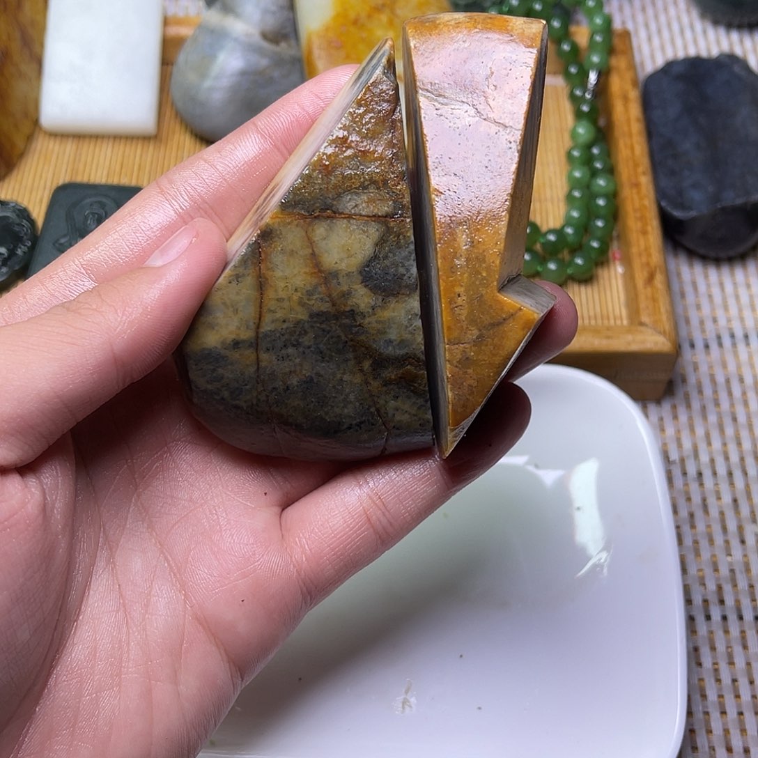未镶嵌和田玉车挂忠*～