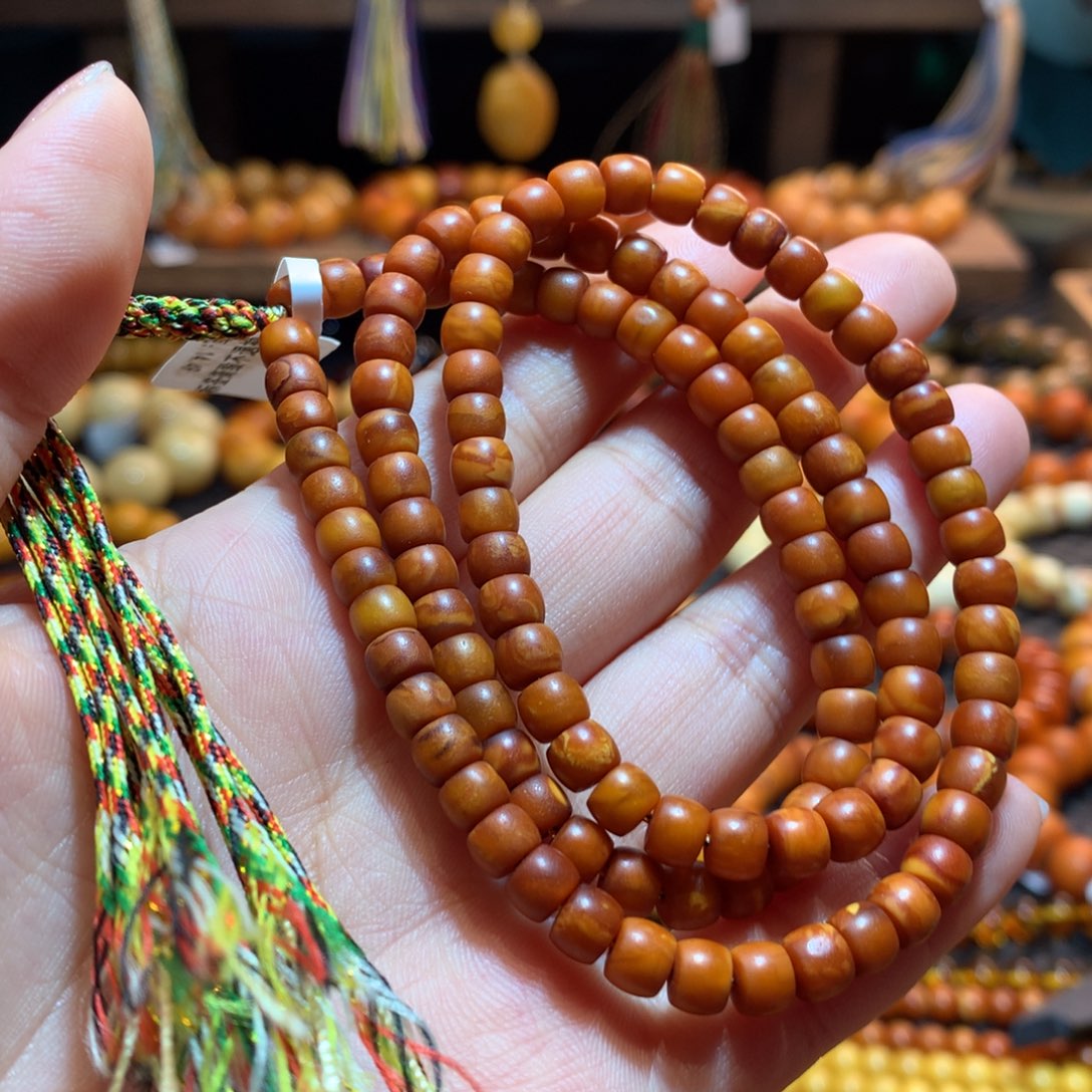 蜜蜡未镶嵌手链蜜蜡手链