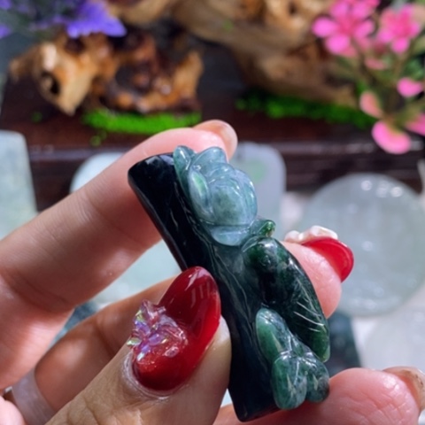 【闪购商品】颈饰未镶嵌翡翠喜上