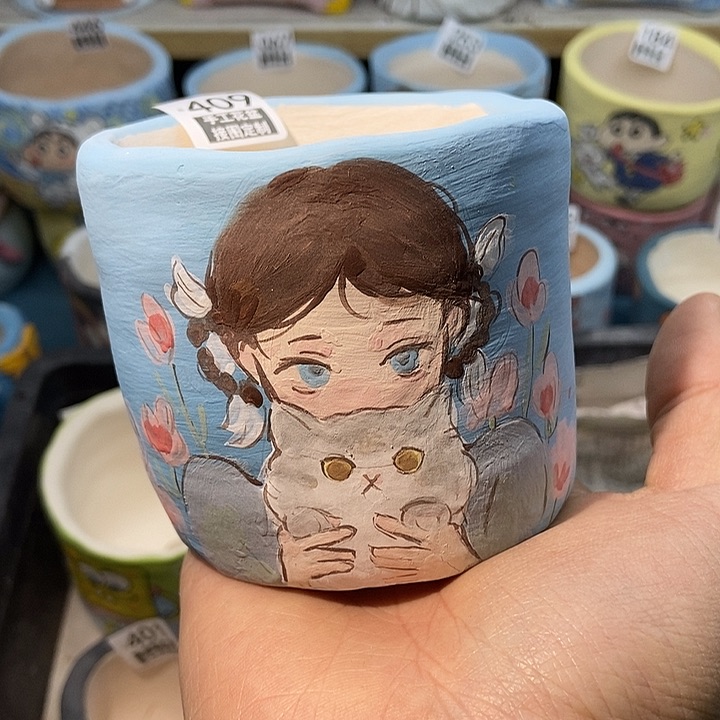 红陶409 2.17 手工盆接图定制