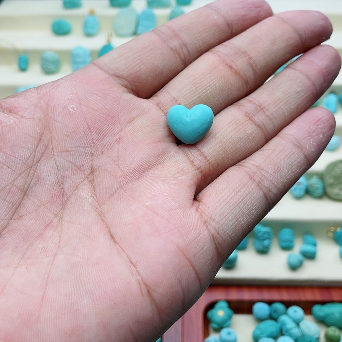 绿松石珠宝奇石未镶嵌ぃ****h