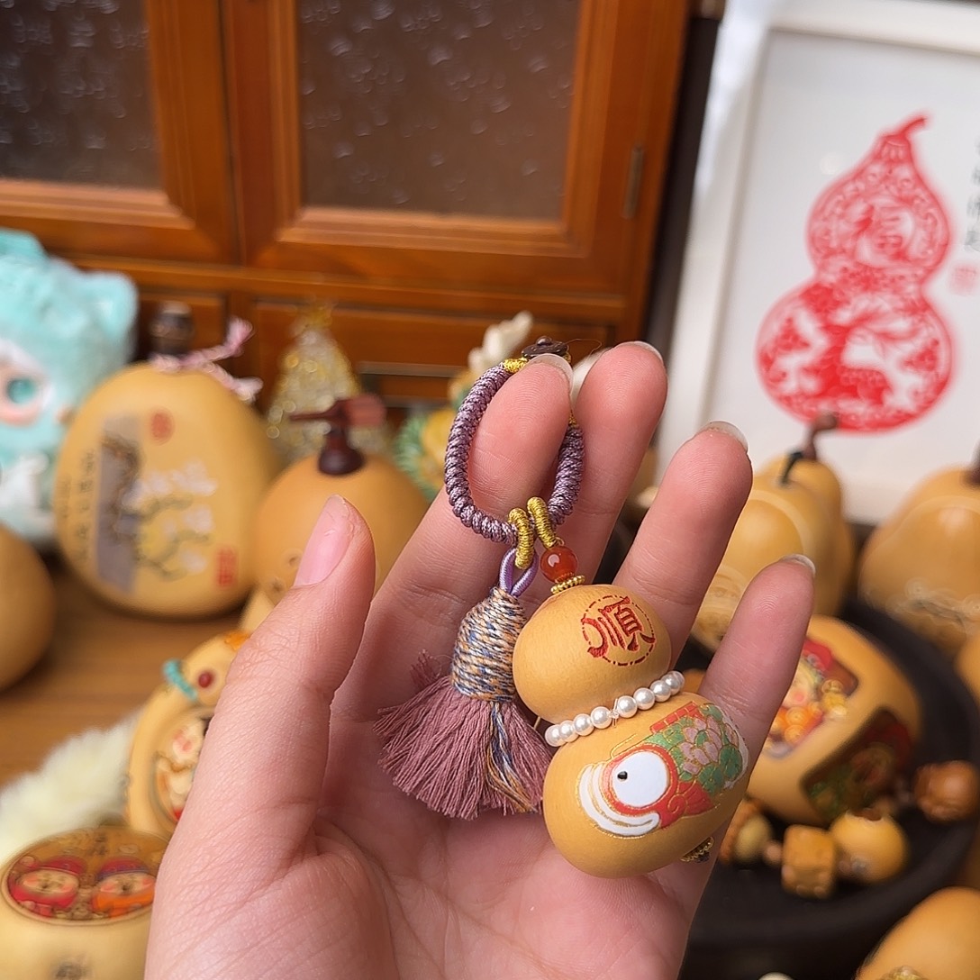 鱼***儿木鱼挂件不退换葫芦