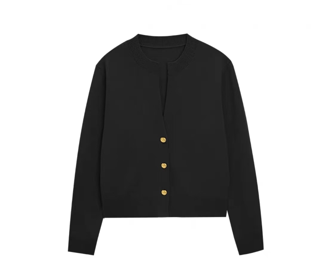 8831"轻羽羊毛衫“都市时尚简约大气V领长袖羊毛开衫百搭休闲