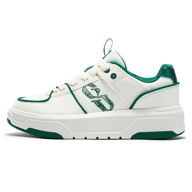 361°女鞋板鞋2025冬季新款低帮小白鞋厚底百搭休闲鞋舒适运动鞋