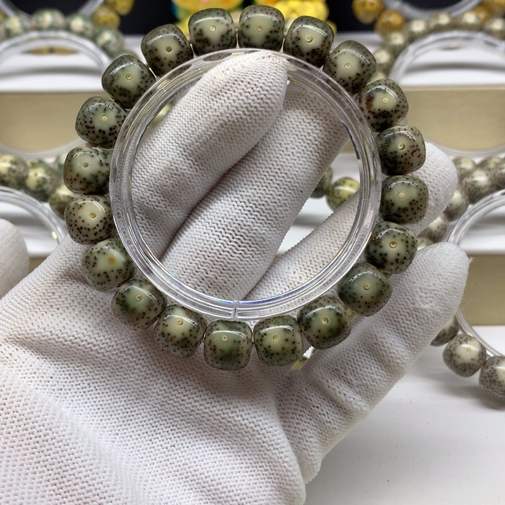 星月菩提手串3号 深灰大眼睛11.3/10.3