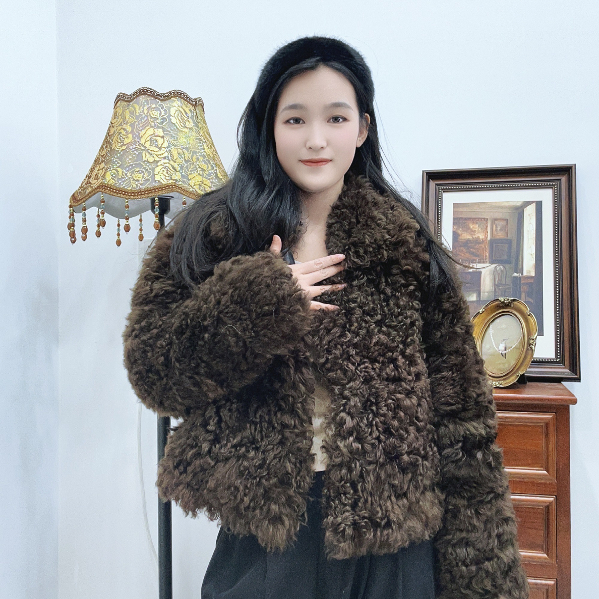 【高腰款】托斯卡纳冬季短款翻领保暖外套