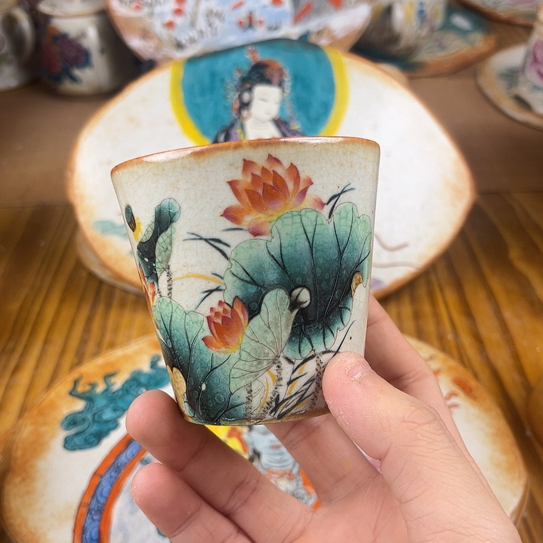 丽***敏杯景德镇陶瓷手作