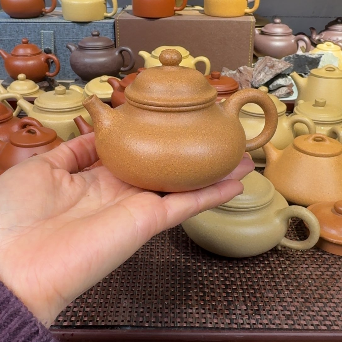 段泥茶壶黄金段150毫升左右