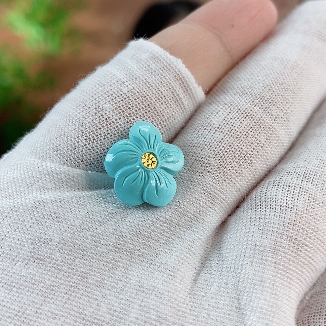 绿松石珠宝奇石未镶嵌