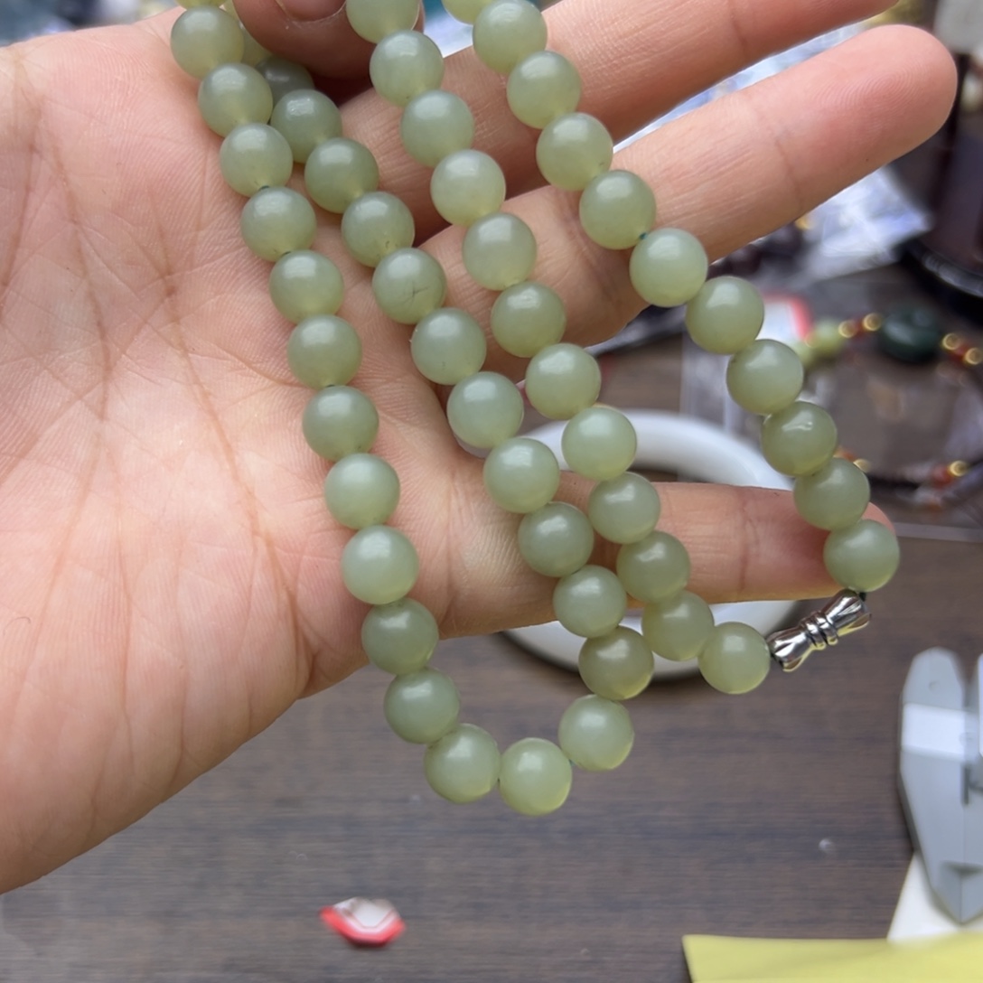 和田玉未镶嵌颈饰418