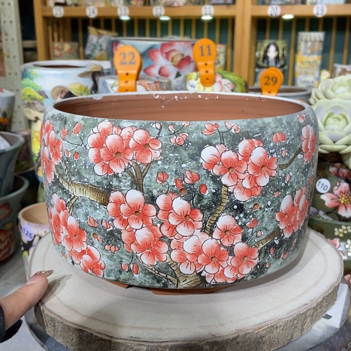 红陶景德镇艺术手绘作品