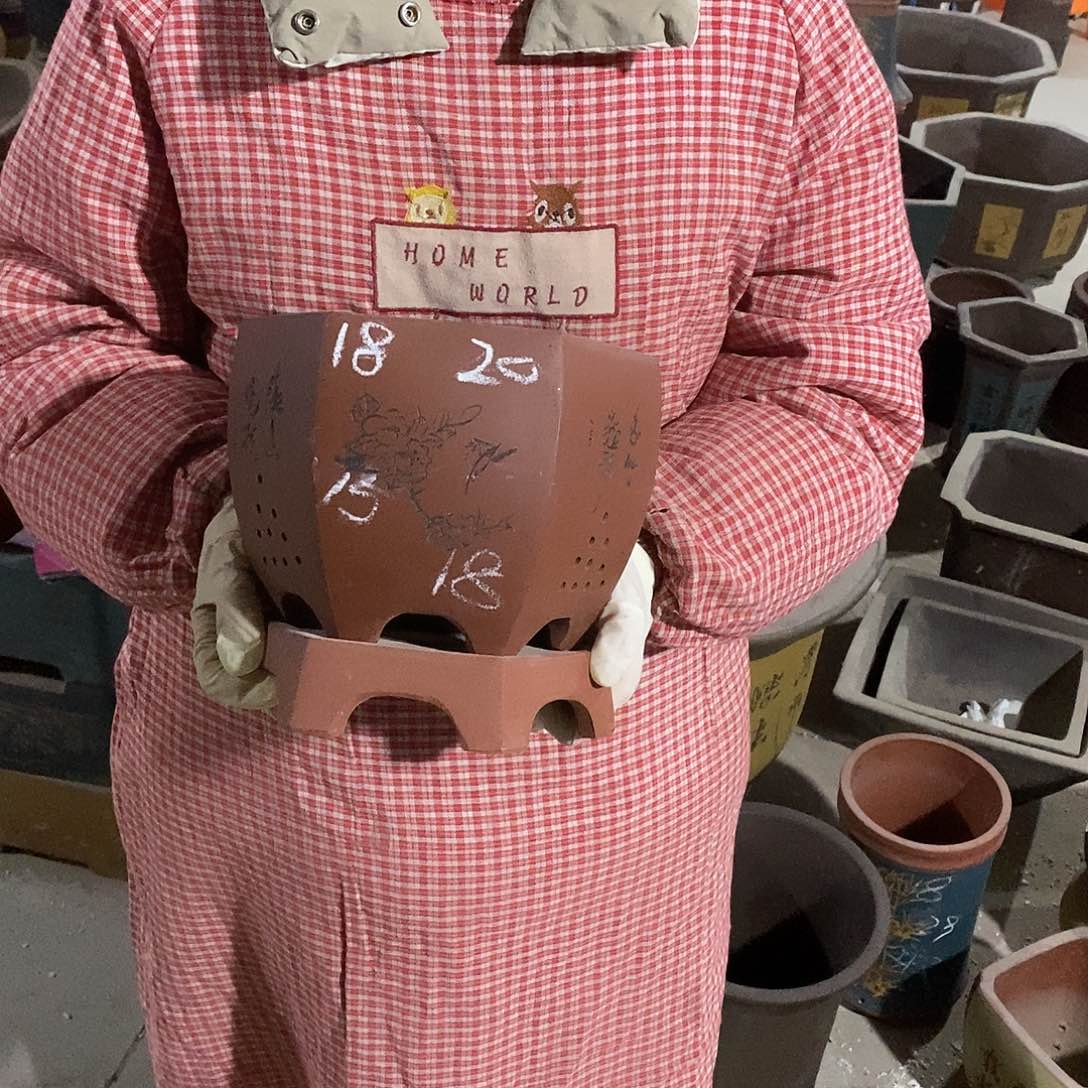 紫砂花盆紫砂花盆