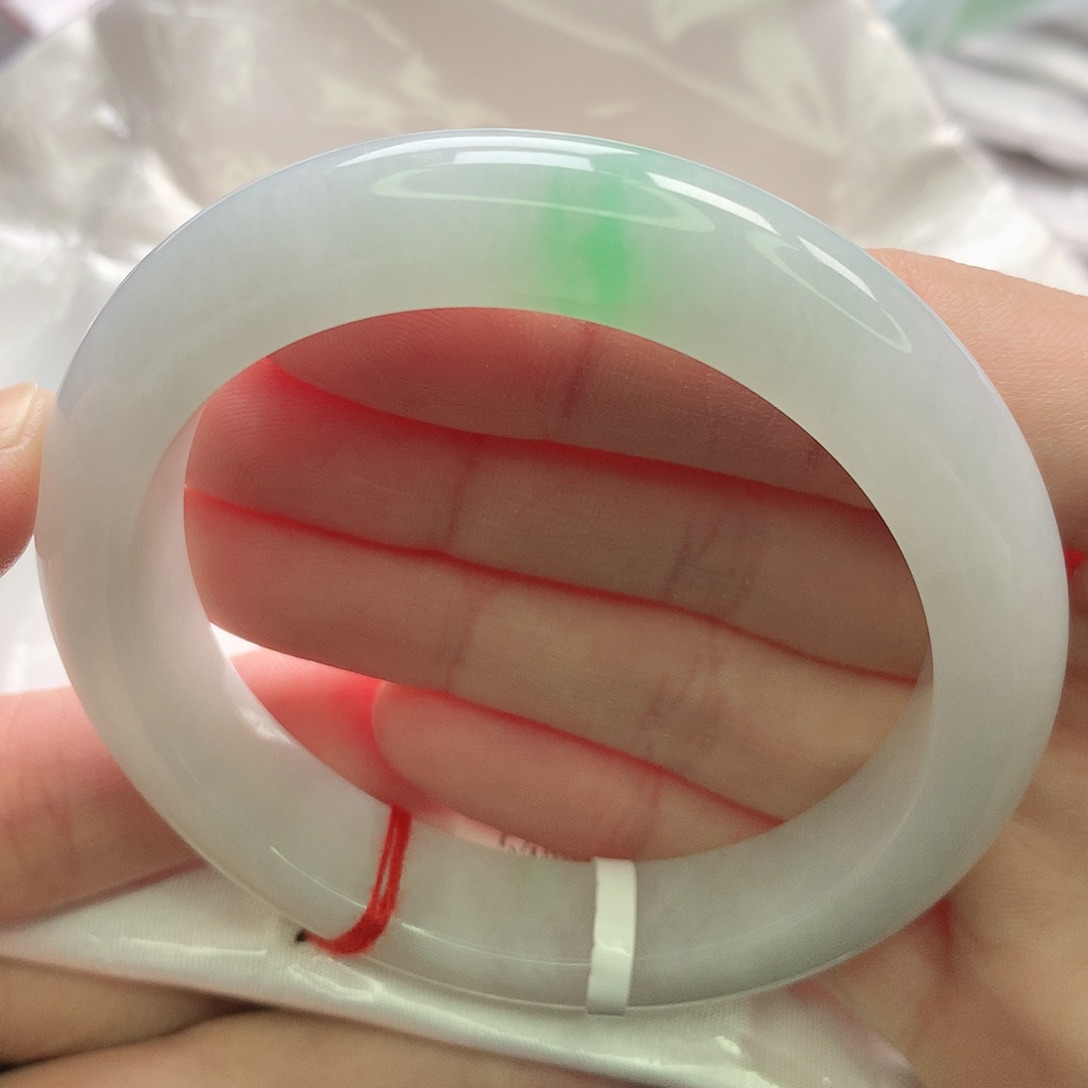 翡翠未镶嵌手镯缅甸5455