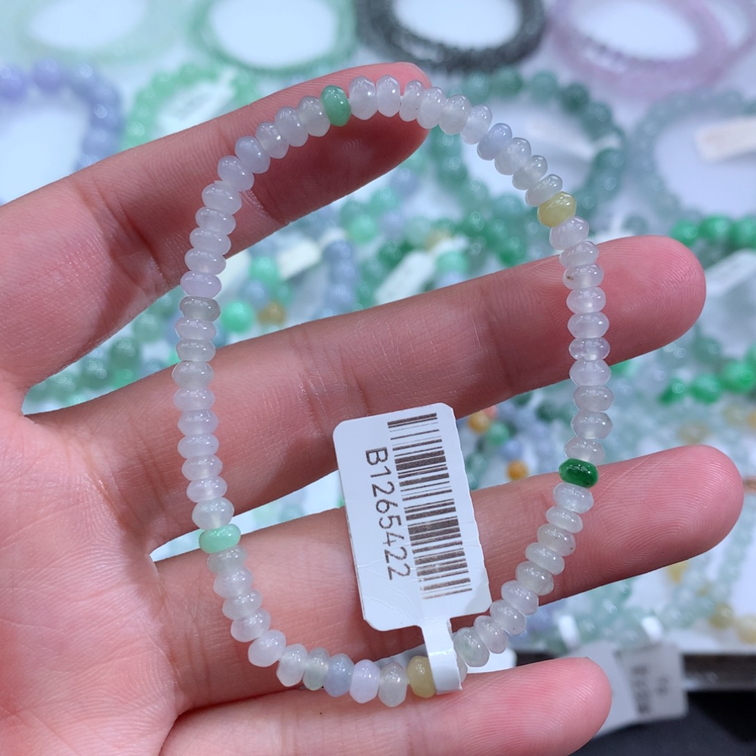 翡翠手链未镶嵌天然