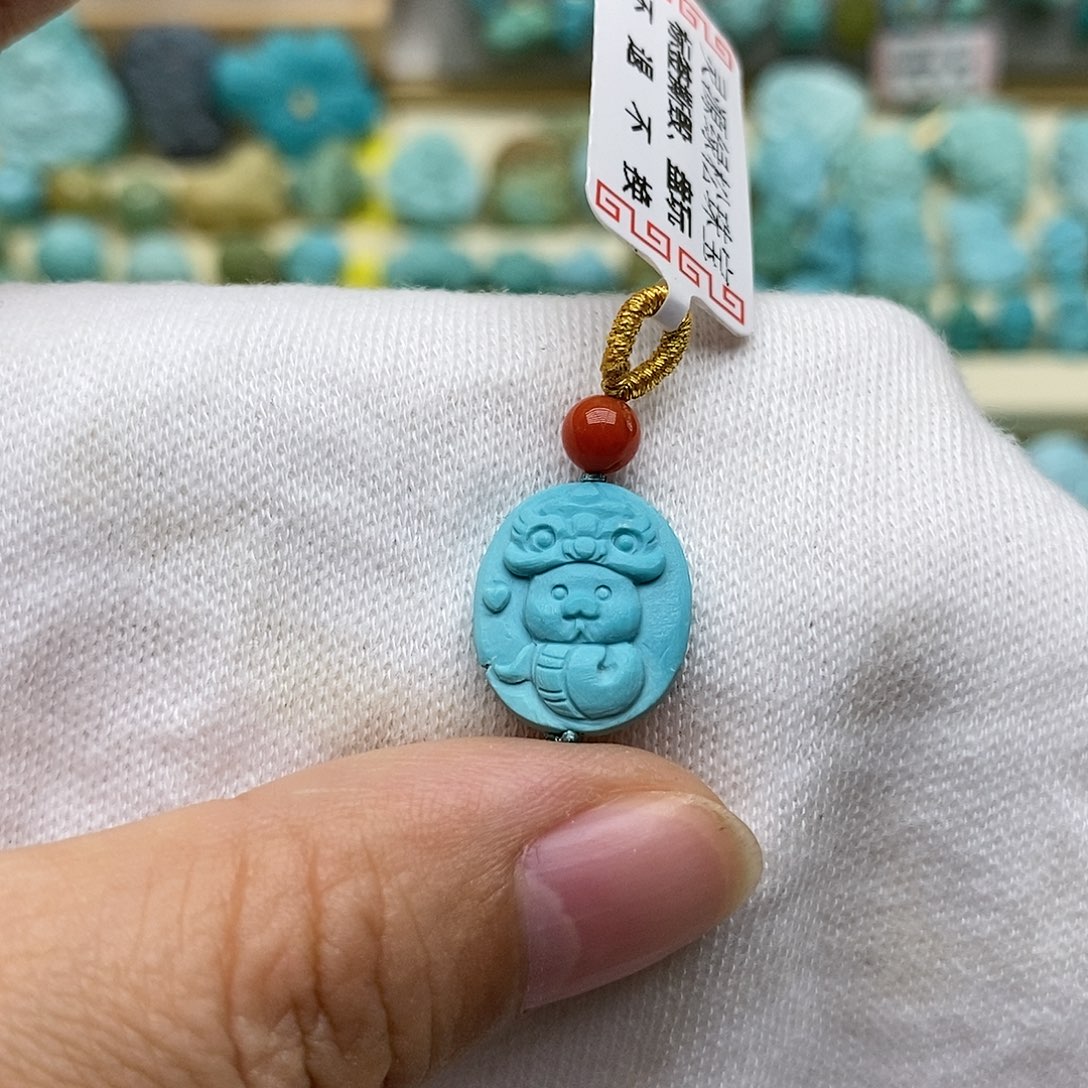 绿松石未镶嵌配饰