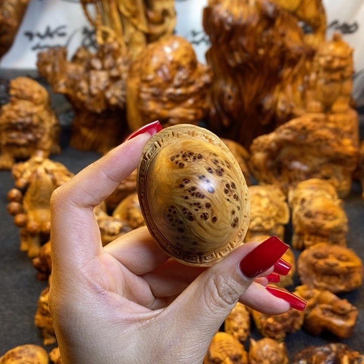 北***牛崖柏富甲天下手把件手把件