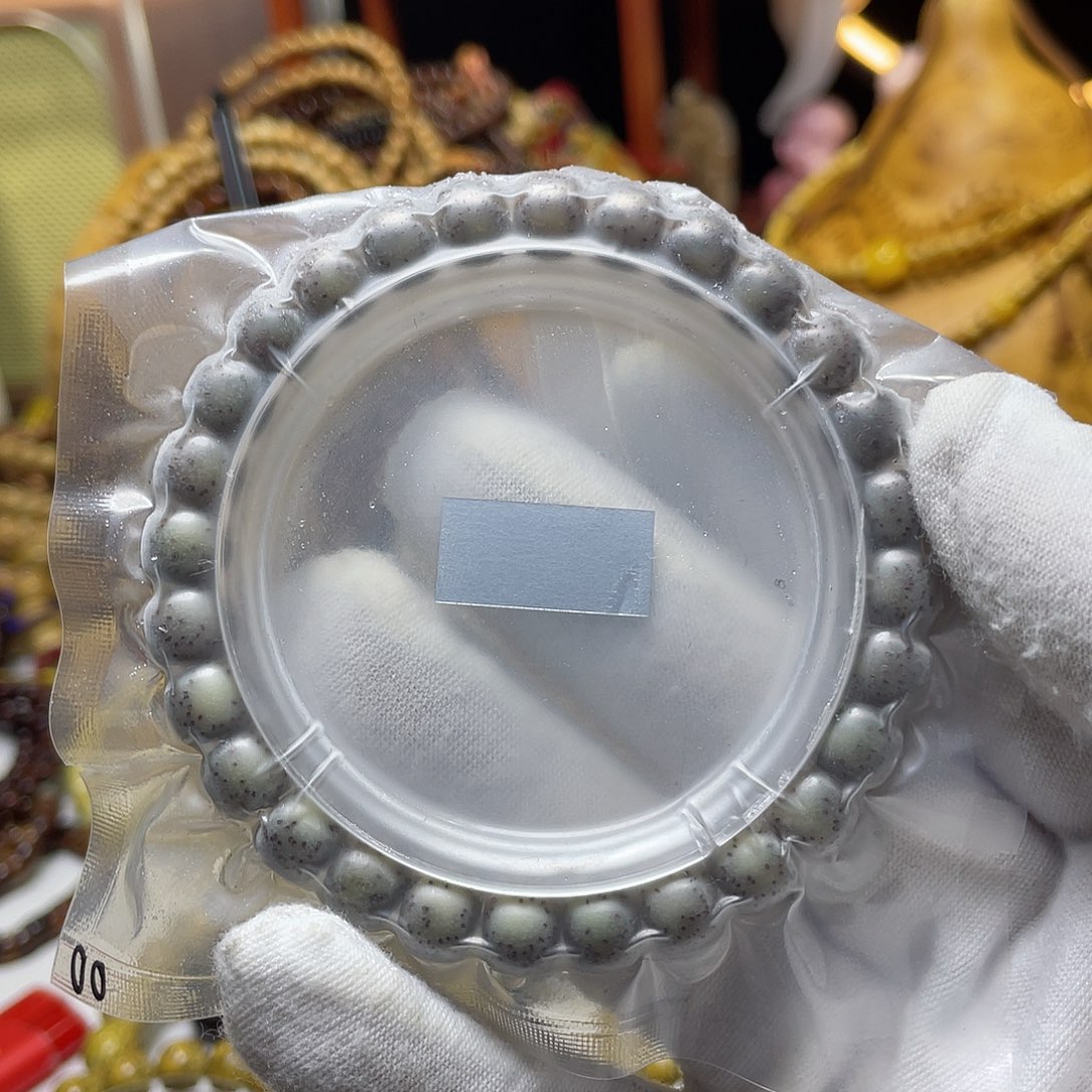 手串星月菩提7-8老型桶双留白糯冰