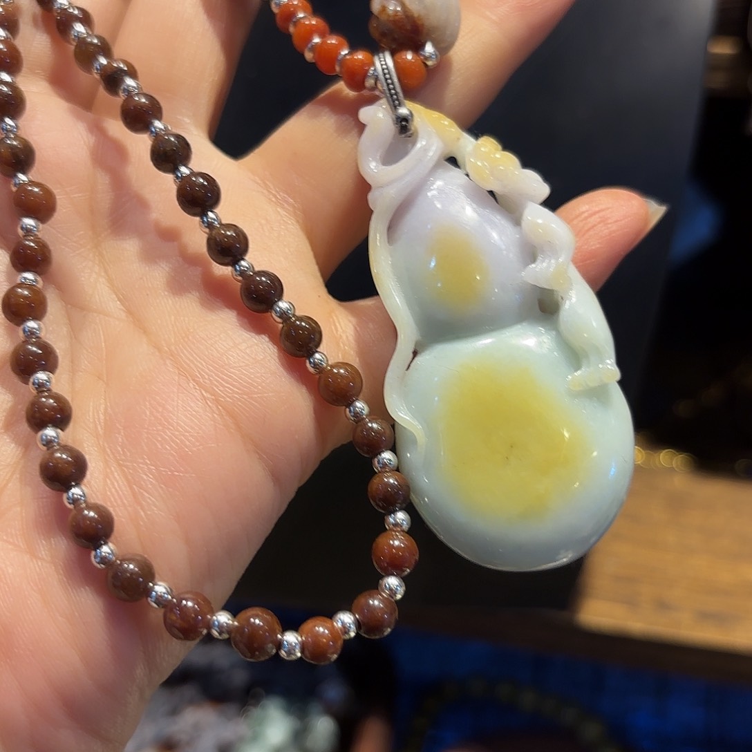 翡翠颈饰未镶嵌原创