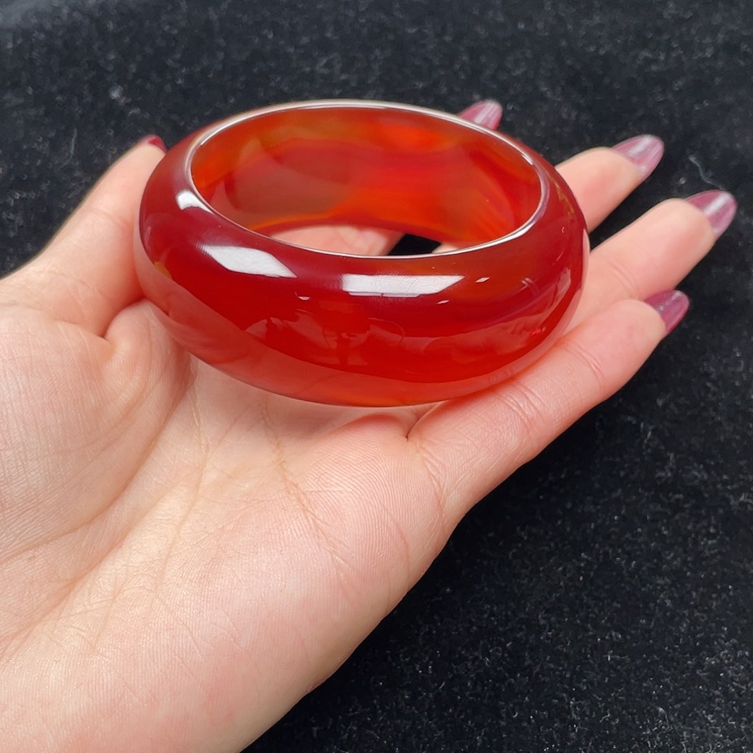 玛瑙/玉髓手镯未镶嵌吃***碗