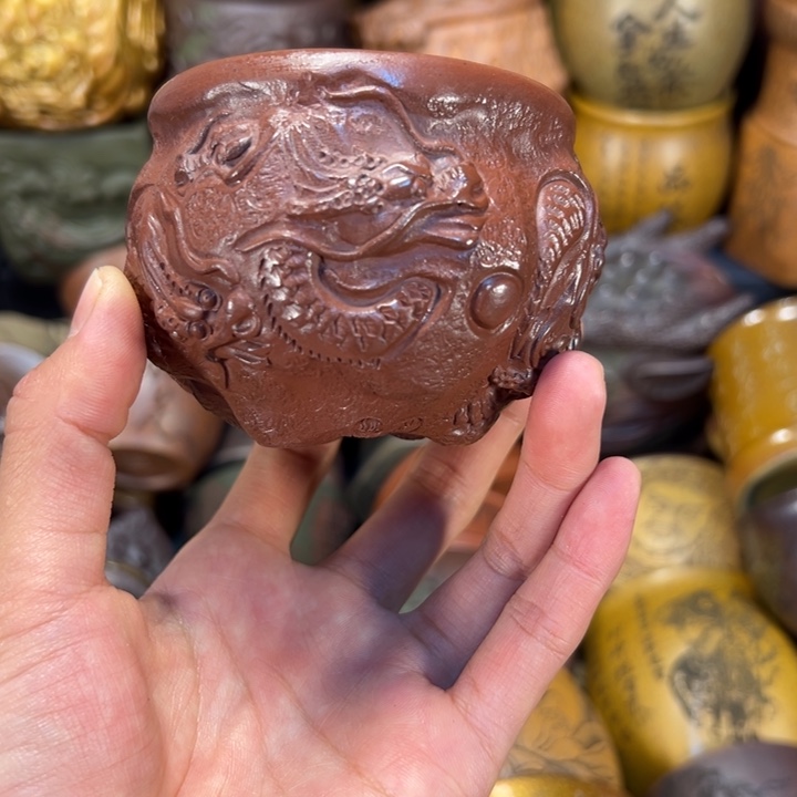 茶杯紫砂宜兴紫砂杯额