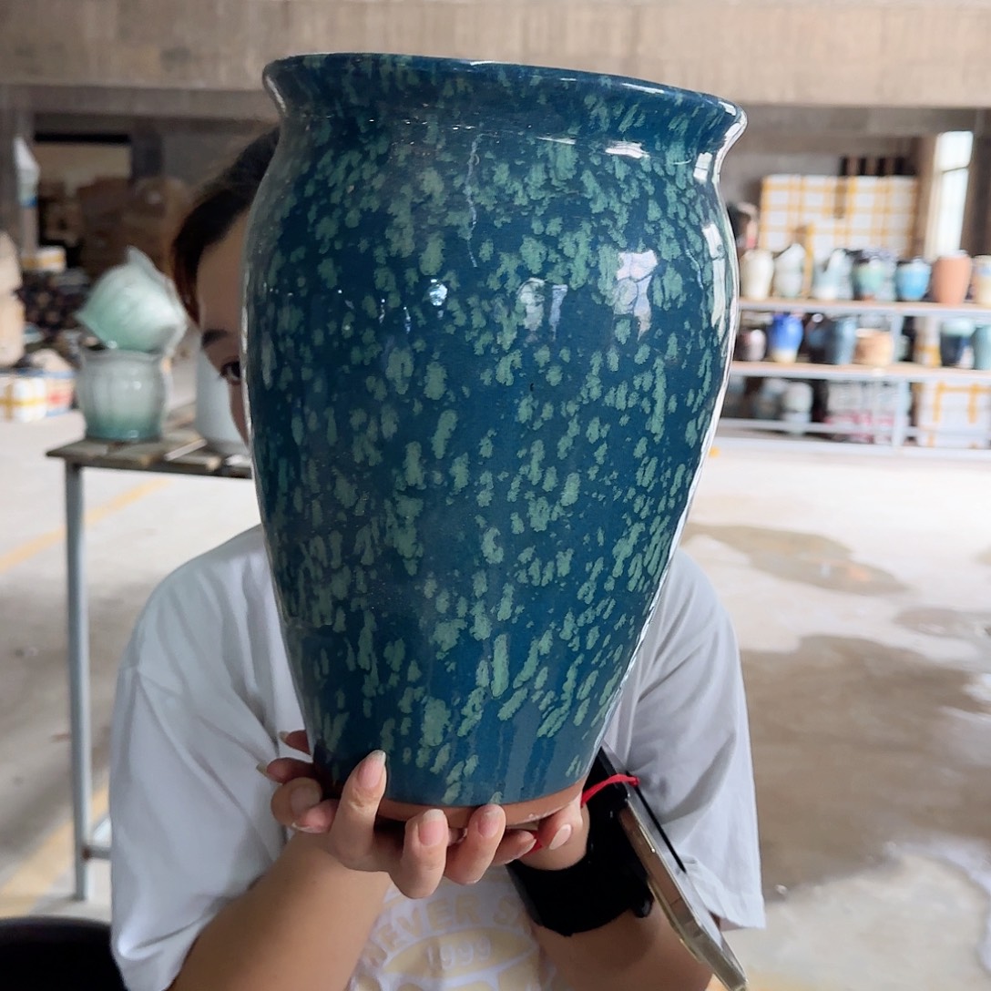 紫砂花盆王嫂花盆0925-243高30口20