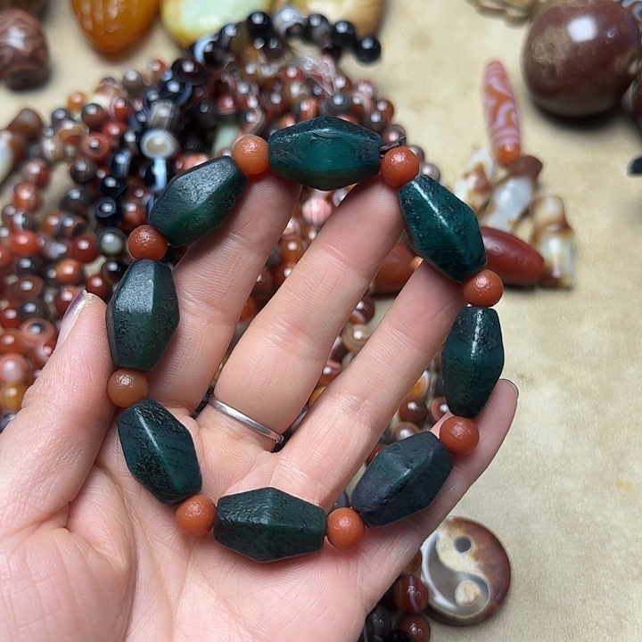 双***️玛瑙/玉髓未镶嵌珠宝半成品9