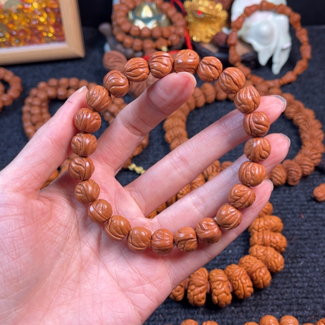 文玩核桃手串ℳ****C14桃核手串