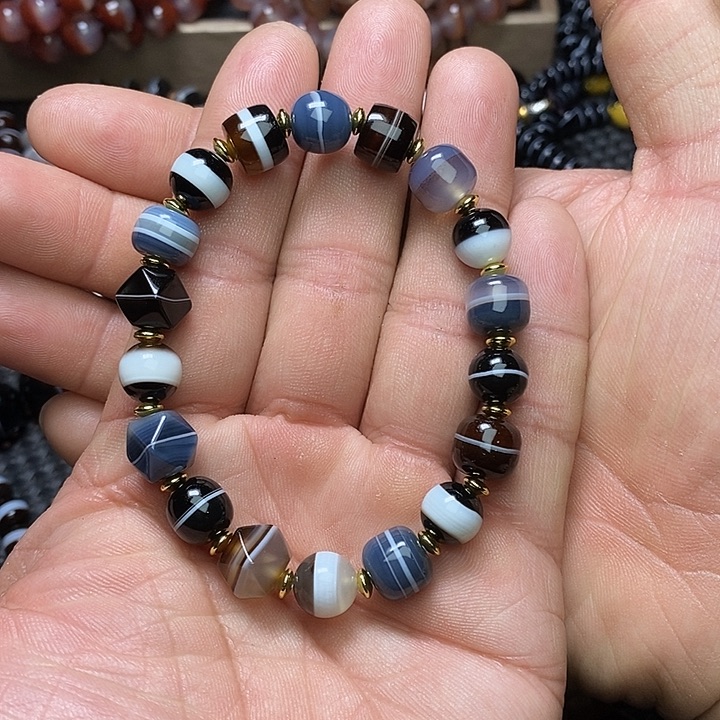 玛瑙/玉髓未镶嵌手链