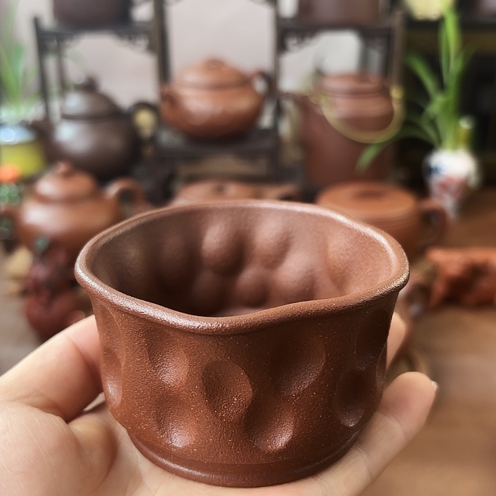 茶杯紫砂底槽清 100cc