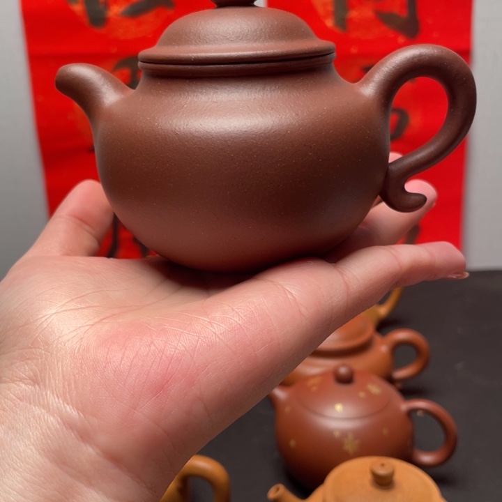 紫砂壶成***8全手工制作宜兴紫砂壶