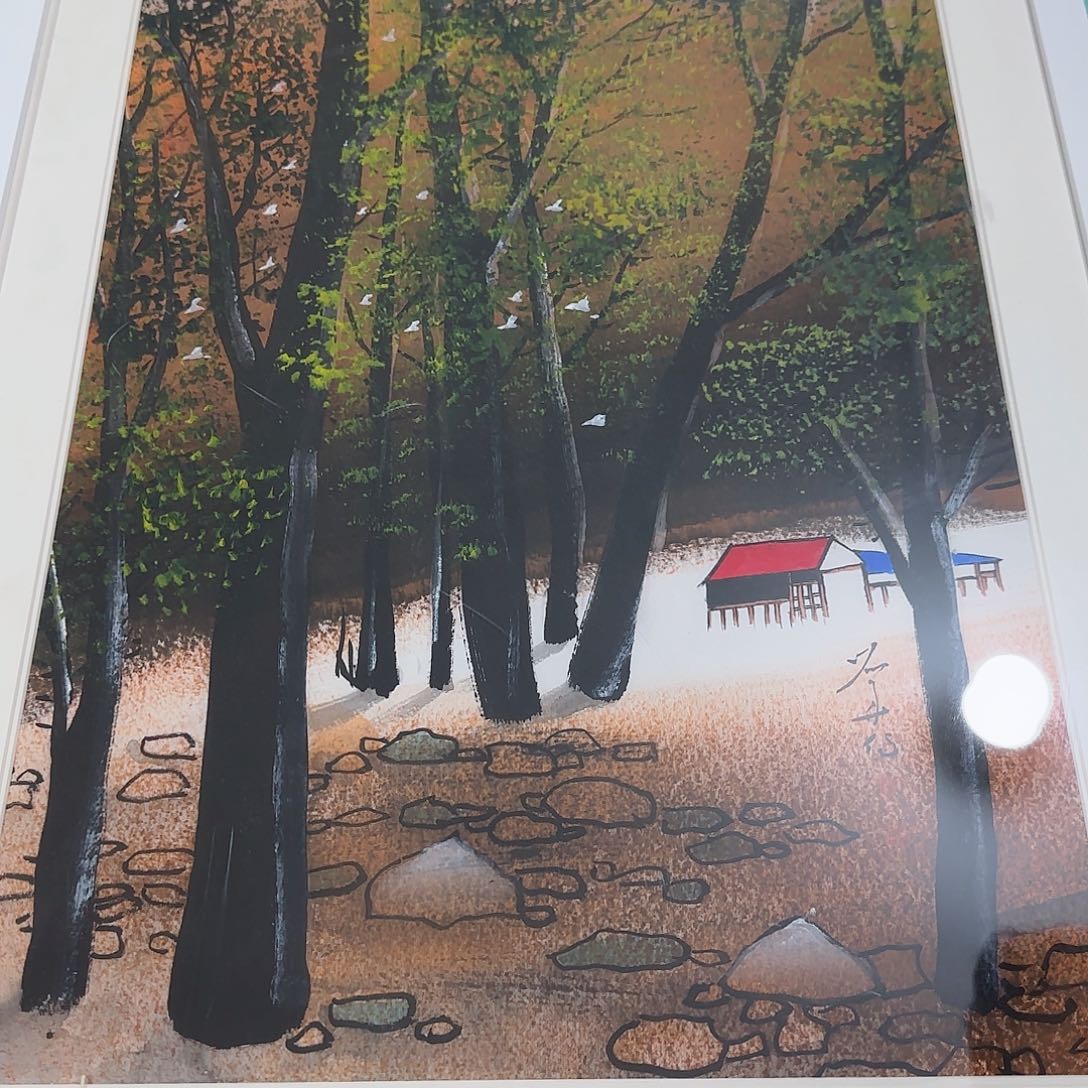 国画艺术家的作品