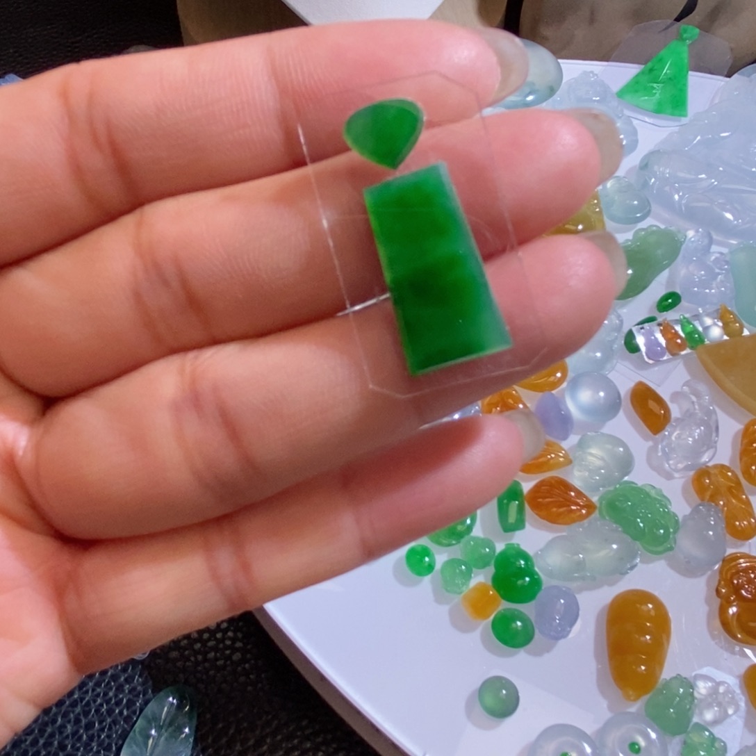 未镶嵌定制翡翠翡翠19.8/10.3/1.7