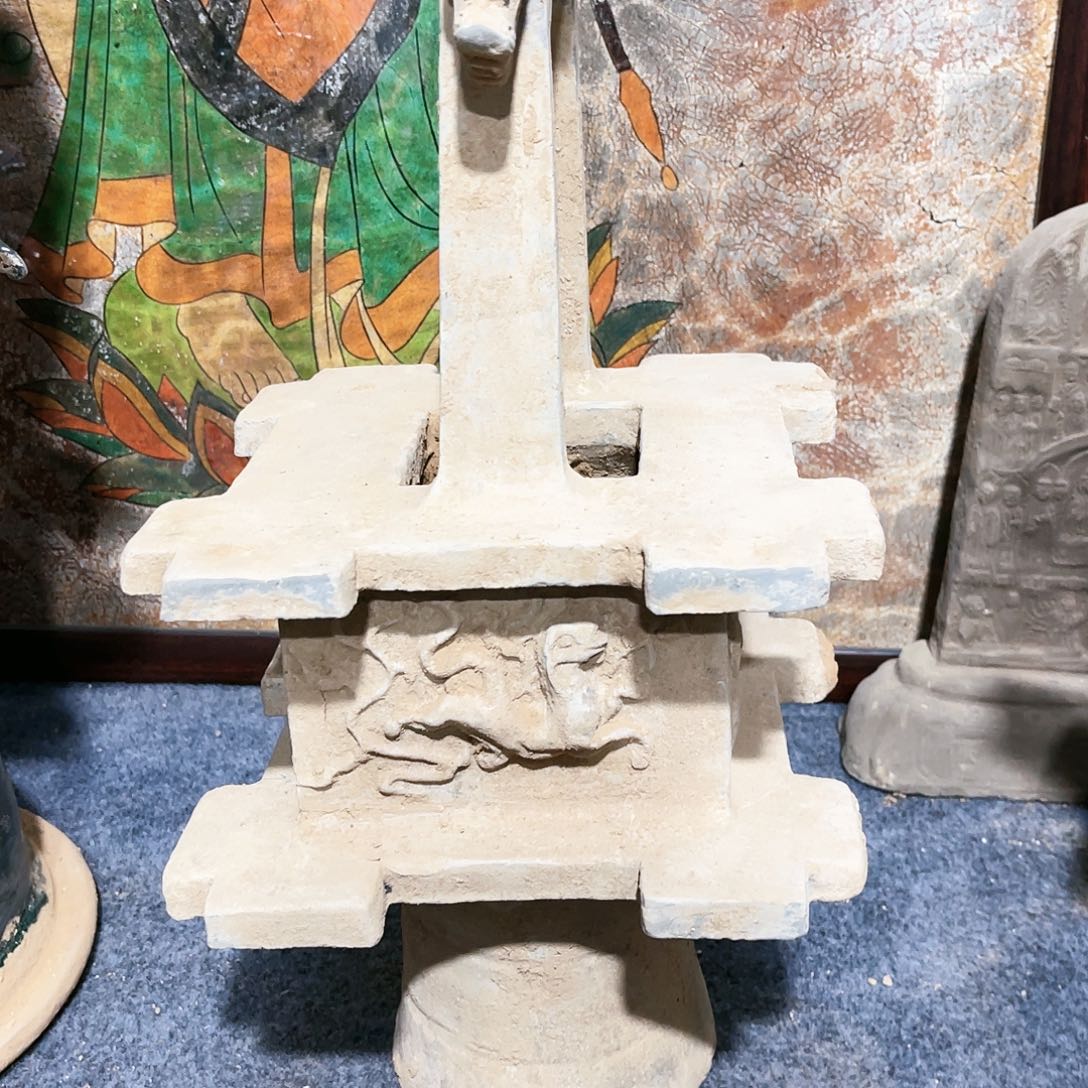 瓦当摆件摆件茶台茶桌陶瓷石*