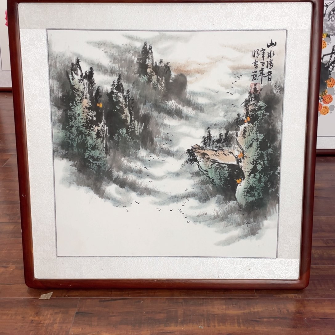 国画带框尺寸63*63厘米