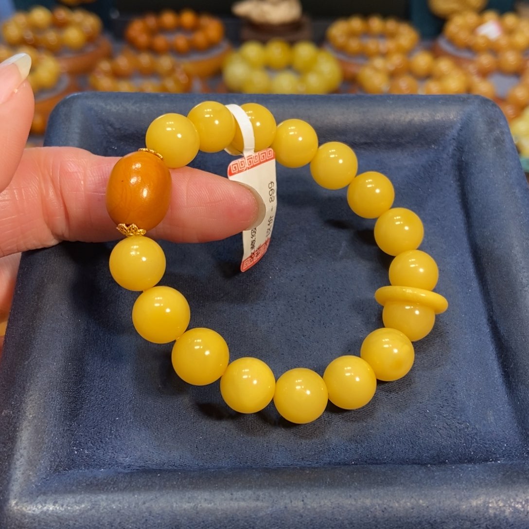 蜜蜡手链未镶嵌蜜蜡