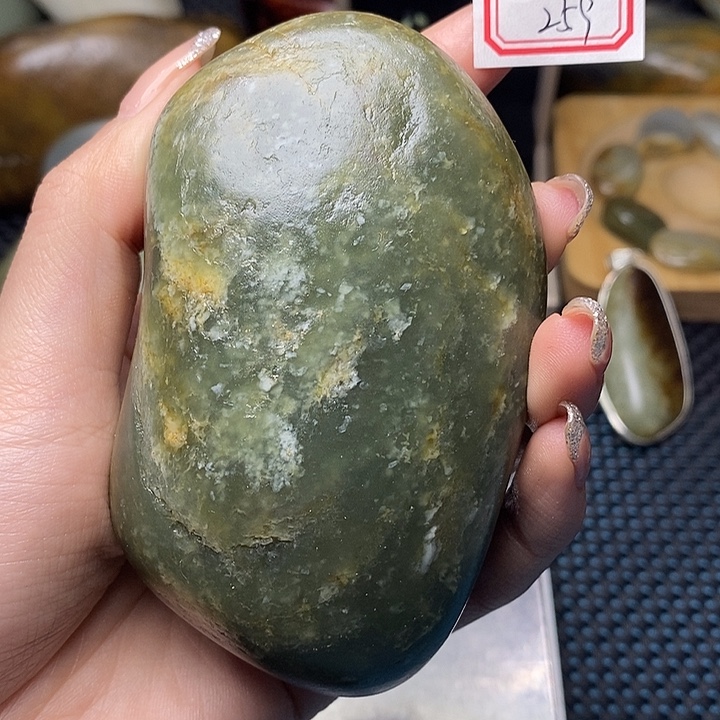 和田玉未镶嵌挂件259