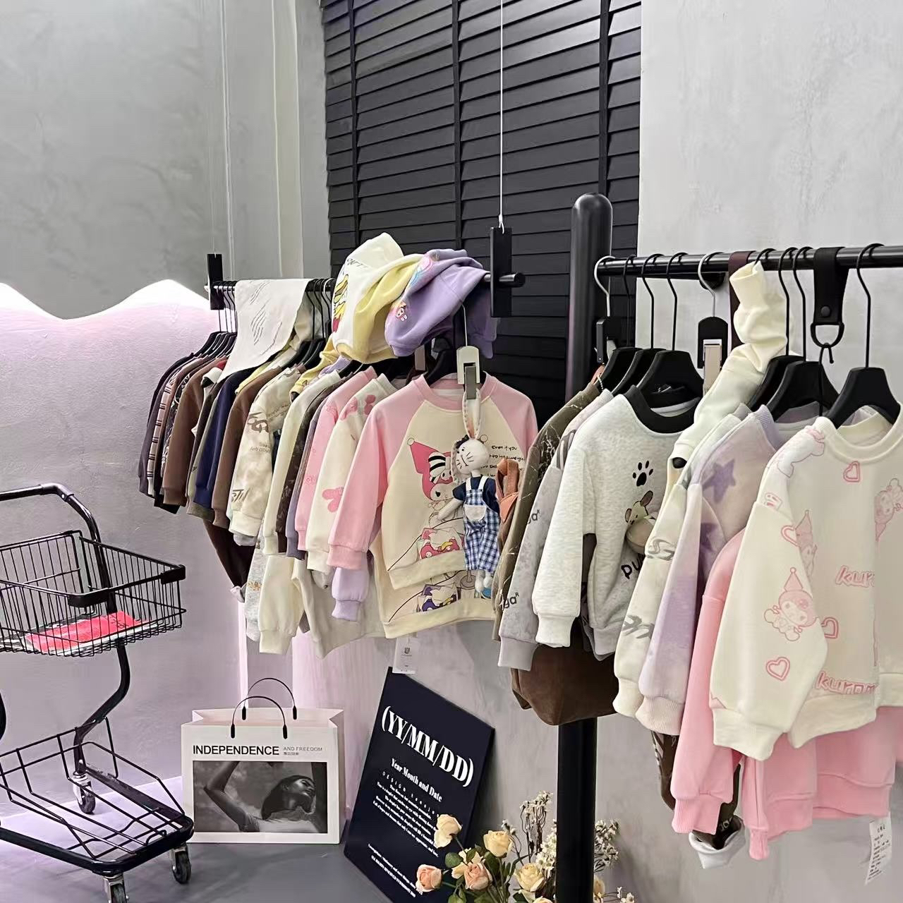 直播过款链接不是主图款男女童装韩版衣服
