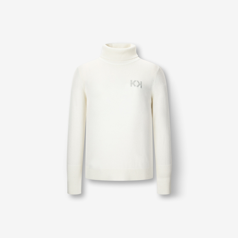 【丽公主专属】KARLLAGERFELD秋新款高领打底毛衣217L2126