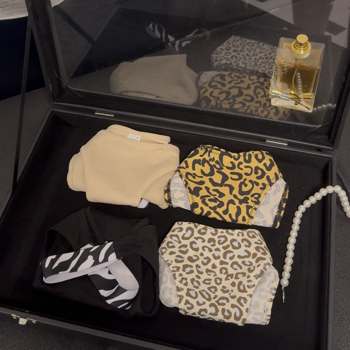 【TY】宽带*轻奢豹纹内裤女款性感三角裤舒适棉档纯欲低腰一片式