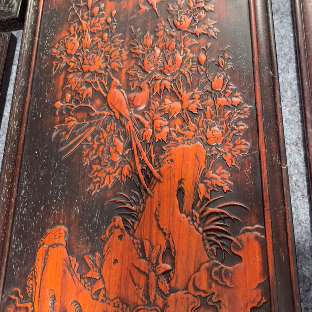 木非洲紫檀木雕牌匾挂匾