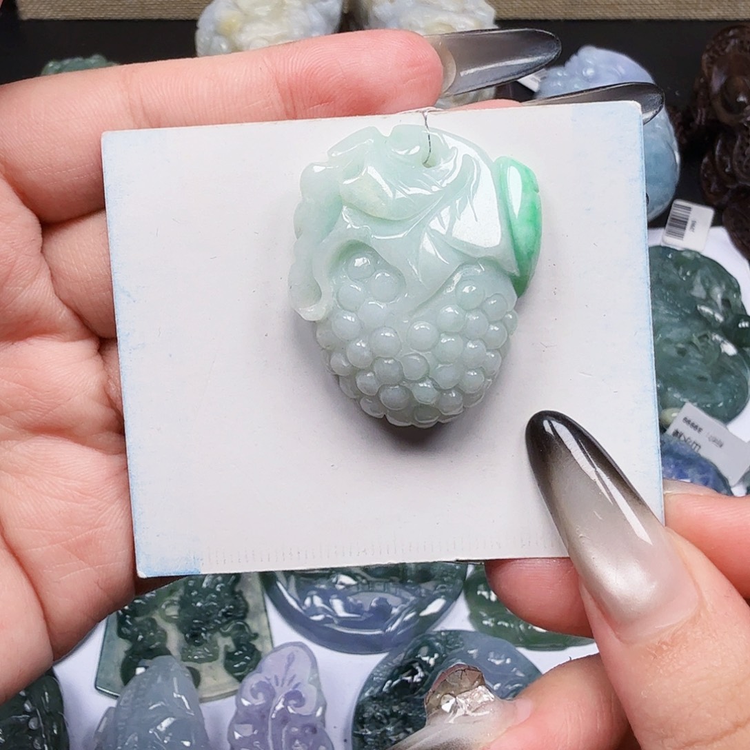 翡翠未镶嵌挂件翡翠