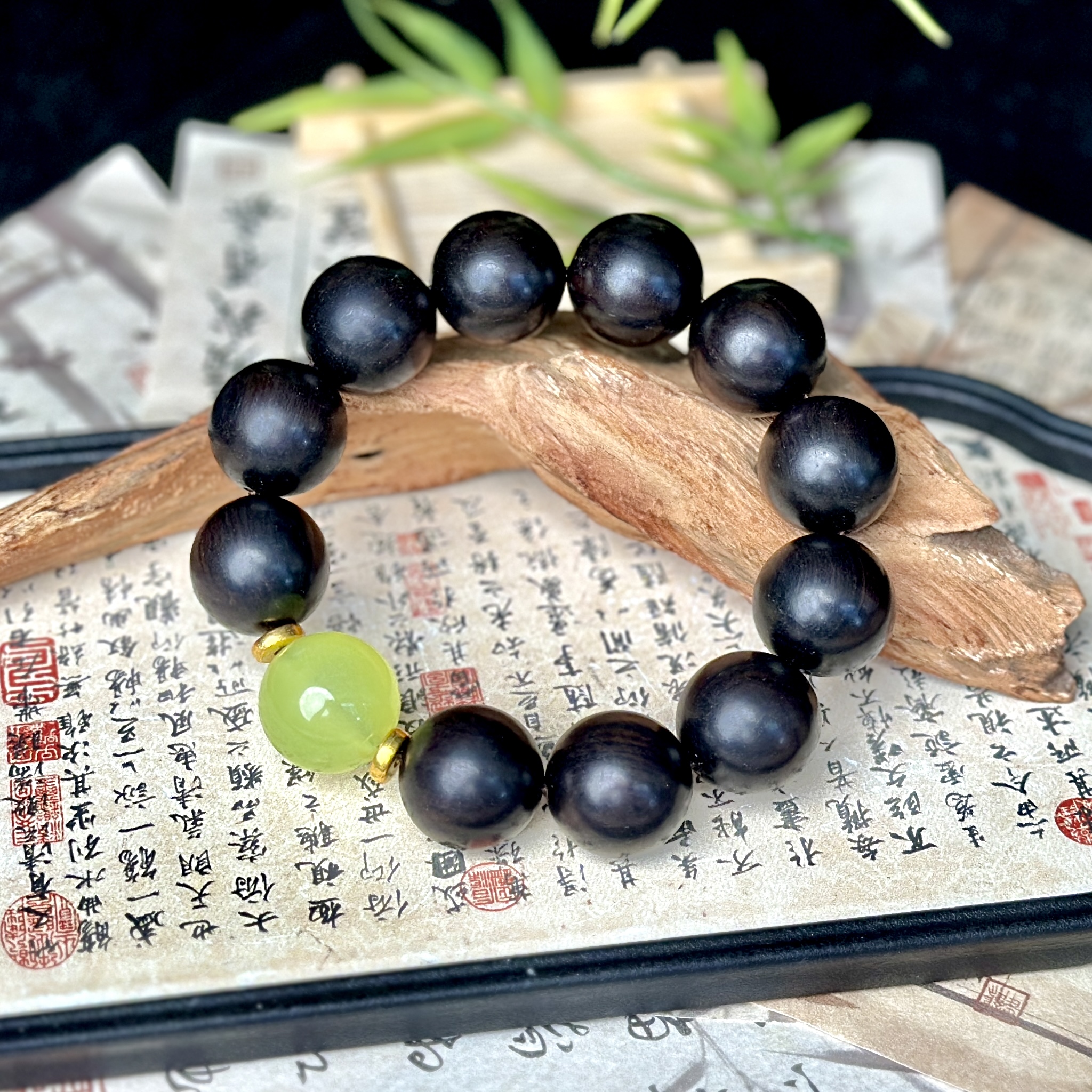 黑檀木单圈无礼盒100