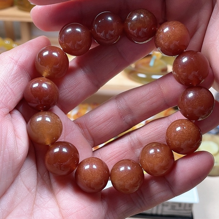 蛇纹石玉手链未镶嵌