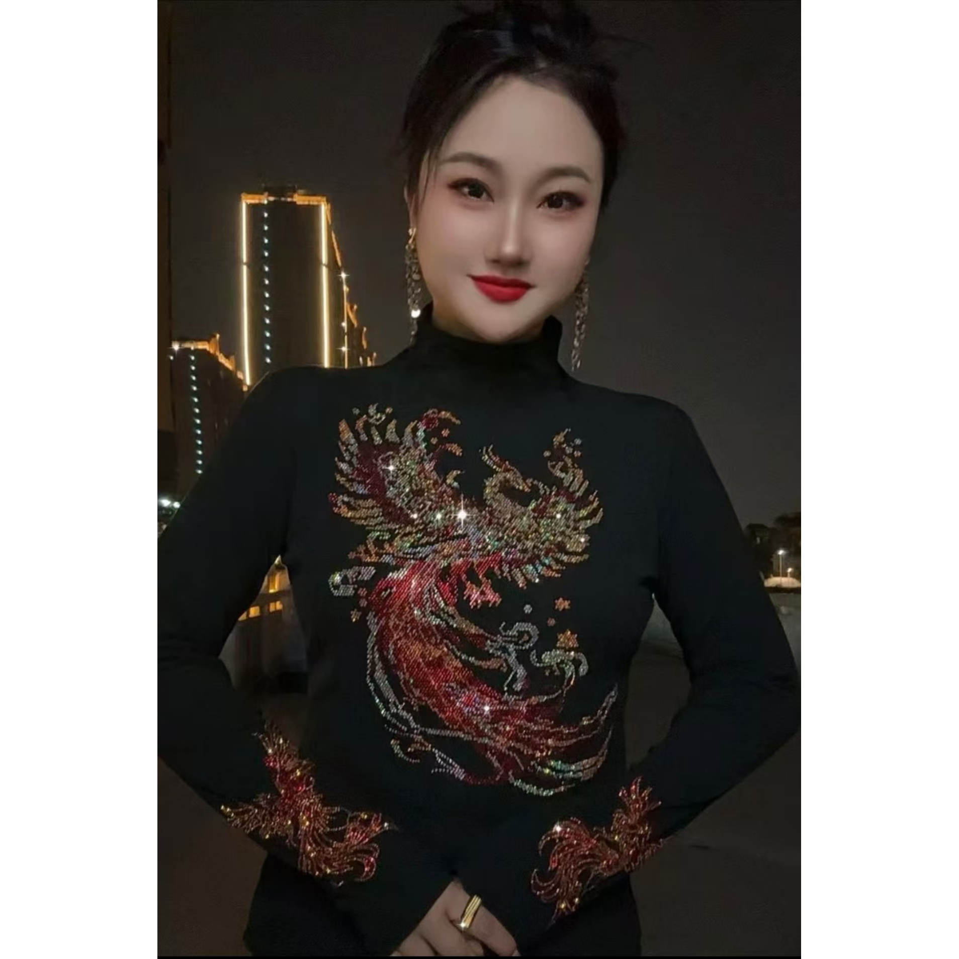 【18#火凤凰半高领款式】秋冬新款保暖舒适时尚打底衫团1