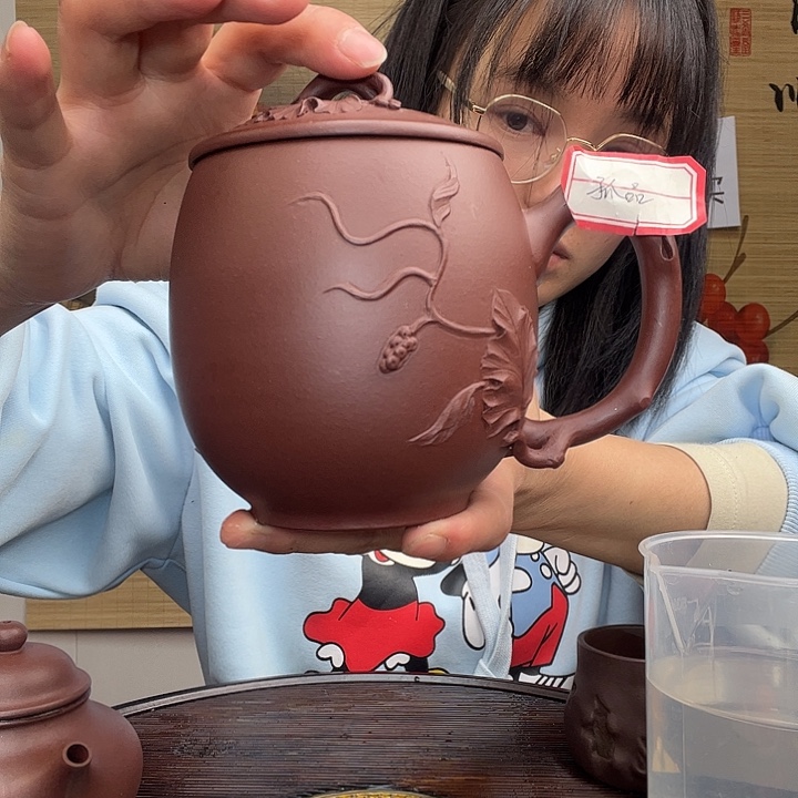 紫砂茶杯原矿紫砂杯