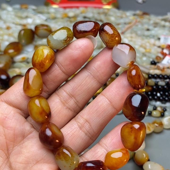 和田玉手链未镶嵌